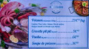 Carte et menu de L'Océan à Saint Nazaire — Un extrait de la carte