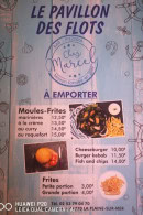 Menu Le Pavillon des Flots - A emporter