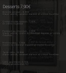 Carte et menu de Le Petit Mousse à La Plaine sur Mer — Les desserts