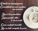 Menu Grand M.A - Les déjeuner