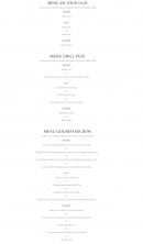Menu Grill & Cow - Menus