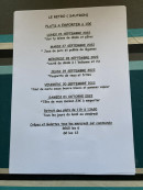 Menu Le retro - Le menu de la semaine