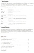 Menu Le Romarin - Le menu carte blanche et quelques suggestions du chef