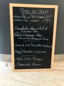 Menu Les Maraîchers - Exemple de menu du jour