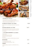 Menu Keldelice - Les suggestions