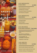 Menu L'Antidote - Exemple de menu