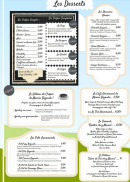 Menu Le Comptoir de Mamie Bigoude - Les desserts