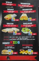 Menu Ofc - Un extrait du menu