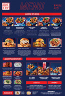 Menu Out Fry - La carte