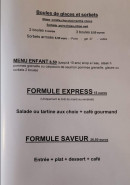 Menu Le P'tit Jargeau - Les boules de glaces et sorbets, formules