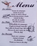 Menu La Licorne - Les entrées, plats et desserts