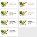 Menu Rapido's Pizza - Les salades