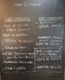 Carte et menu de Sarl The Black Pearl à La Chapelle Saint Mesmin — Exemple de menu