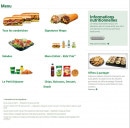 Menu Subway - Les menus