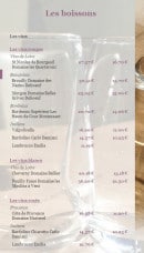 Menu Le Val Trio - Les vins