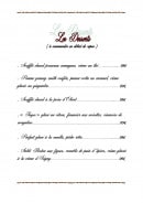 Menu Hostellerie du Grand Sully - Les desserts