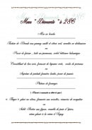 Menu Hostellerie du Grand Sully - Le menu découverte