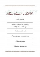 Menu Hostellerie du Grand Sully - Le menu saveur 