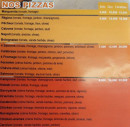 Carte et menu de Pizzeria Du Pont Bordeau à Saint Jean de Braye — Les pizzas