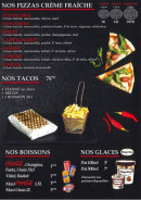 Menu Subito - Les pizzas crème fraiches, tacos et et pizzas,...