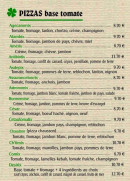Menu Hotel du centre - Les pizzas à emporter