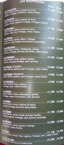Menu Chez Charlotte - Les pizzas gourmandes