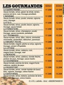 Menu Lalilotte Pizza - Les pizzas gourmandes