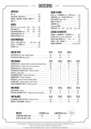 Menu Au Panorama - Les boissons