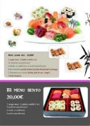 Menu Jasmin sushi box - Les menus bento 