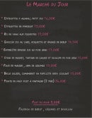 Menu Le Bistronome - Exemple de menu du jour