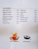 Menu Le Dynastie - Les desserts