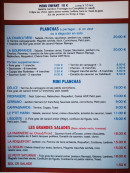 Menu La Grange Aux Crêpes - Les planchas, grandes salades, ...