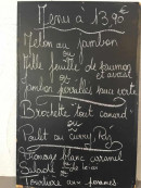 Carte et menu de La Bonne Franquette à Villefranche du Queyran — Exemple de menu