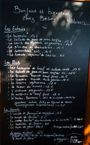 Menu Histoire(s)... chez Bebey - Les entrées, plats, desserts