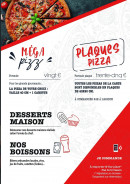 Menu Dix10.pizza - Les formules, desserts et boissons