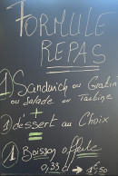 Carte et menu de Boulangerie Patisserie du Canal à Bon Encontre — Le menu midi