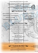 Carte et menu de Blue Marine à Villeneuve sur Lot — Les entrées et poissons