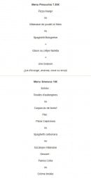 Carte et menu de Casa Pietro à Villeneuve sur Lot — Les menus