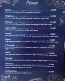 Carte et menu de La Nuova Cantina à Villeneuve sur Lot — Les pizzas