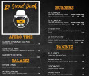 Menu Le Grand Duck - Les burgers, paninis, ....