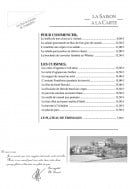 Menu La Renaissance - Pour commencer, cuisines et plateau de fromage 