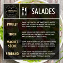 Menu L'Annexe - Les salades