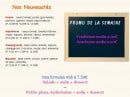 Menu Sud Pizza - les nouveautés et les formules