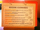 Menu Le Joy's Cafe - Boissons gourmandes 