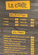 Menu L’artisan du burger - Les petits plus et paninis