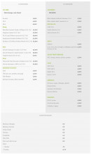 Menu La Ferme du Barry - Les boissons et desserts