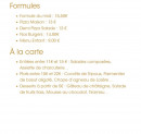 Menu Linette - La carte