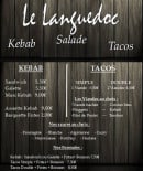 Menu Languedoc - Le kebab, salades et tacos
