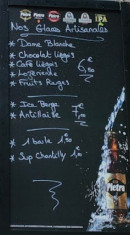 Menu Le National - Les glaces artisanales
