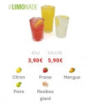 Menu Etienne - Limonade